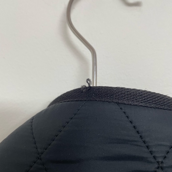 Women's Barbour Cavalry Black Polarquilt Quilted Jacket size 10 M/L Zip Pockets - Picture 14 of 14